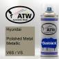 Preview: Hyundai, Polished Metal Metallic, V6S / VS: 400ml Sprühdose, von ATW Autoteile West.